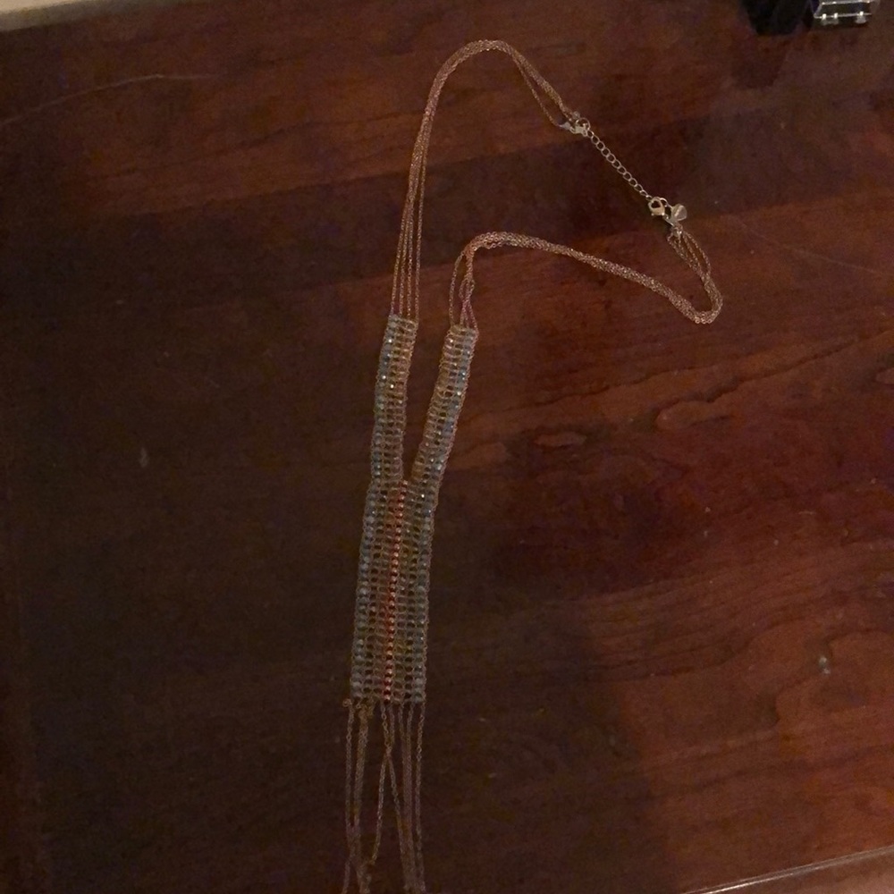 Anthro bolo necklace